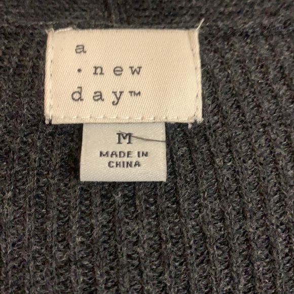 Grey/black sweater cardigan - Picture 2 of 4